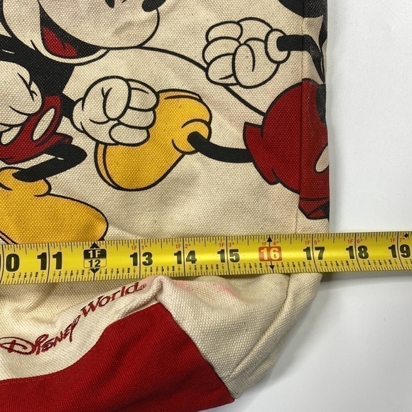 Vintage Disney Canvas Tote Mickey Mouse - Picture 10 of 14